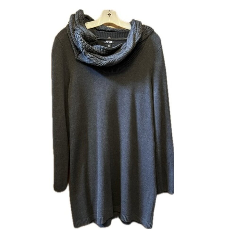 Apt. 9 grey tunic sweater size M